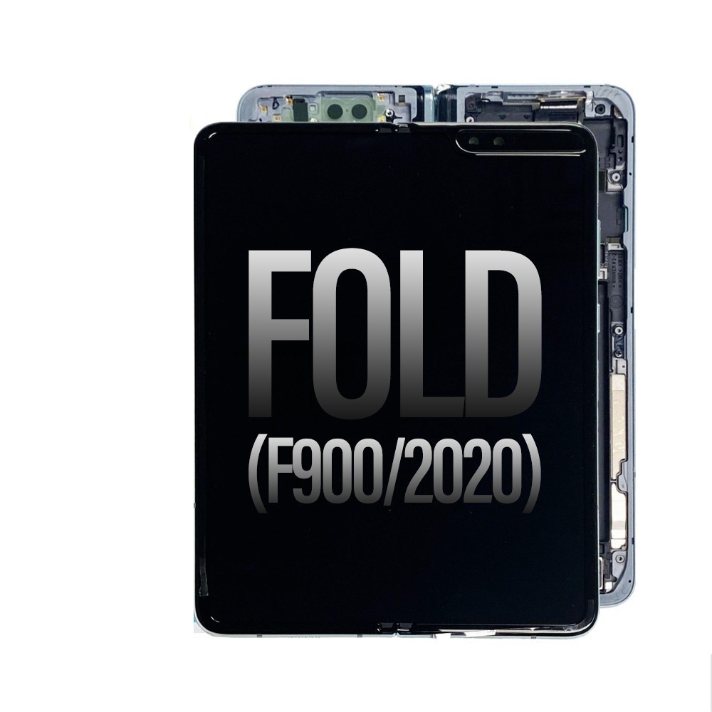 Samsung Z Fold 1 F900F Service Pack Main LCD Silver