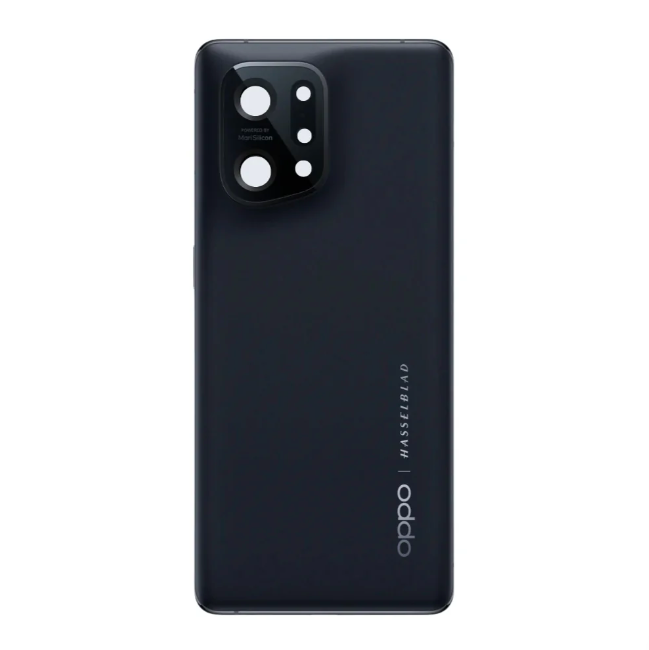 Oppo Find X5 Back Cover Black WITHOUT Camera Lens