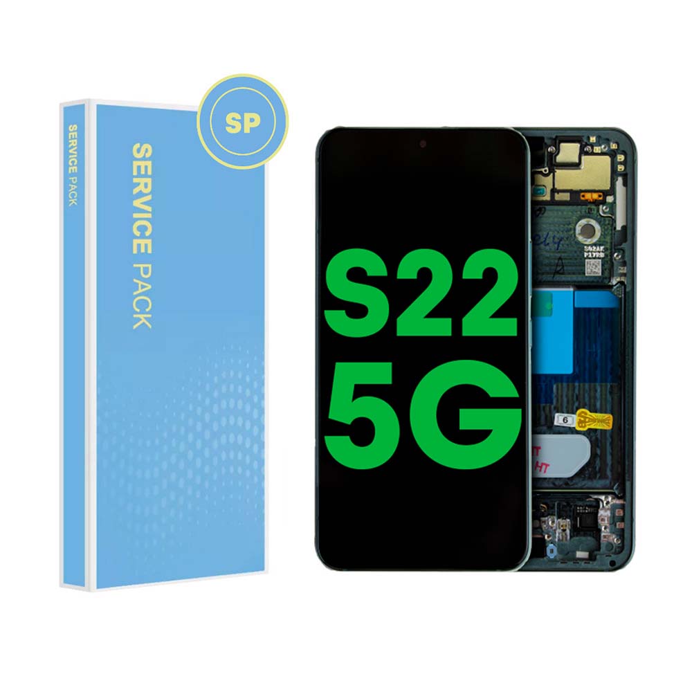 Samsung S22 5G S901 Service Pack LCD Green