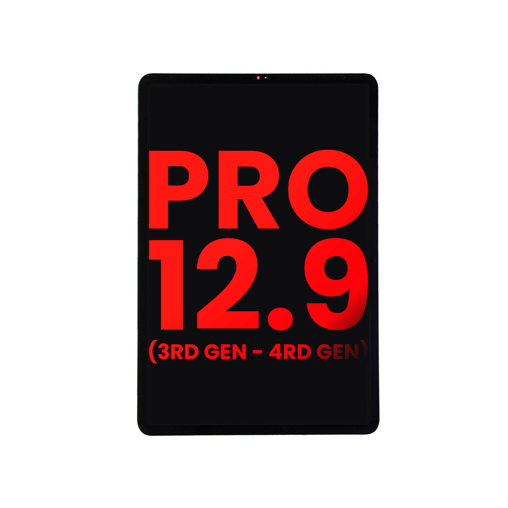 iPad Pro 12.9 (2018/ 2020) Third/ Fourth Gen LCD Black