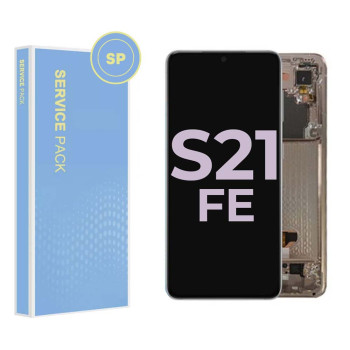 Samsung S21 FE G990 5G Service Pack LCD Violet