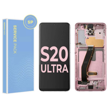 Samsung S20 Ultra G988B Service Pack LCD Cloud Pink