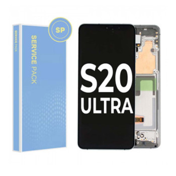 Samsung S20 Ultra G988B Service Pack LCD Cloud White