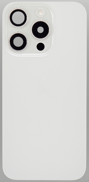 iPhone 15 Pro Back Cover White Titanium