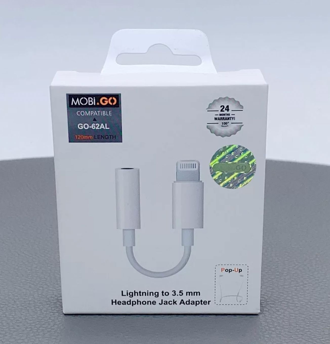 Mobi Go Lightning To Headphone Jack Adaptor GO-62AL