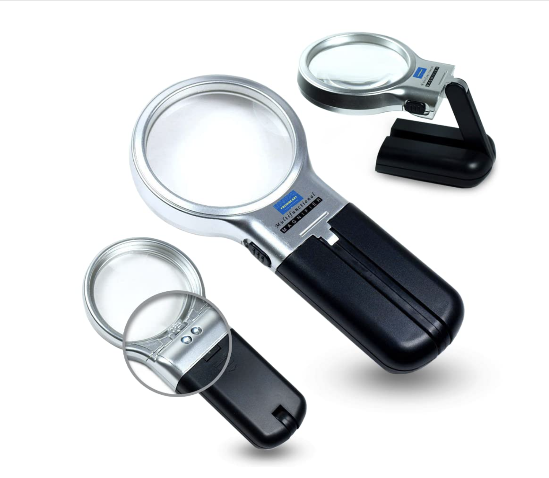 Magnifier 3 in 1 3x Magnifier Light powered