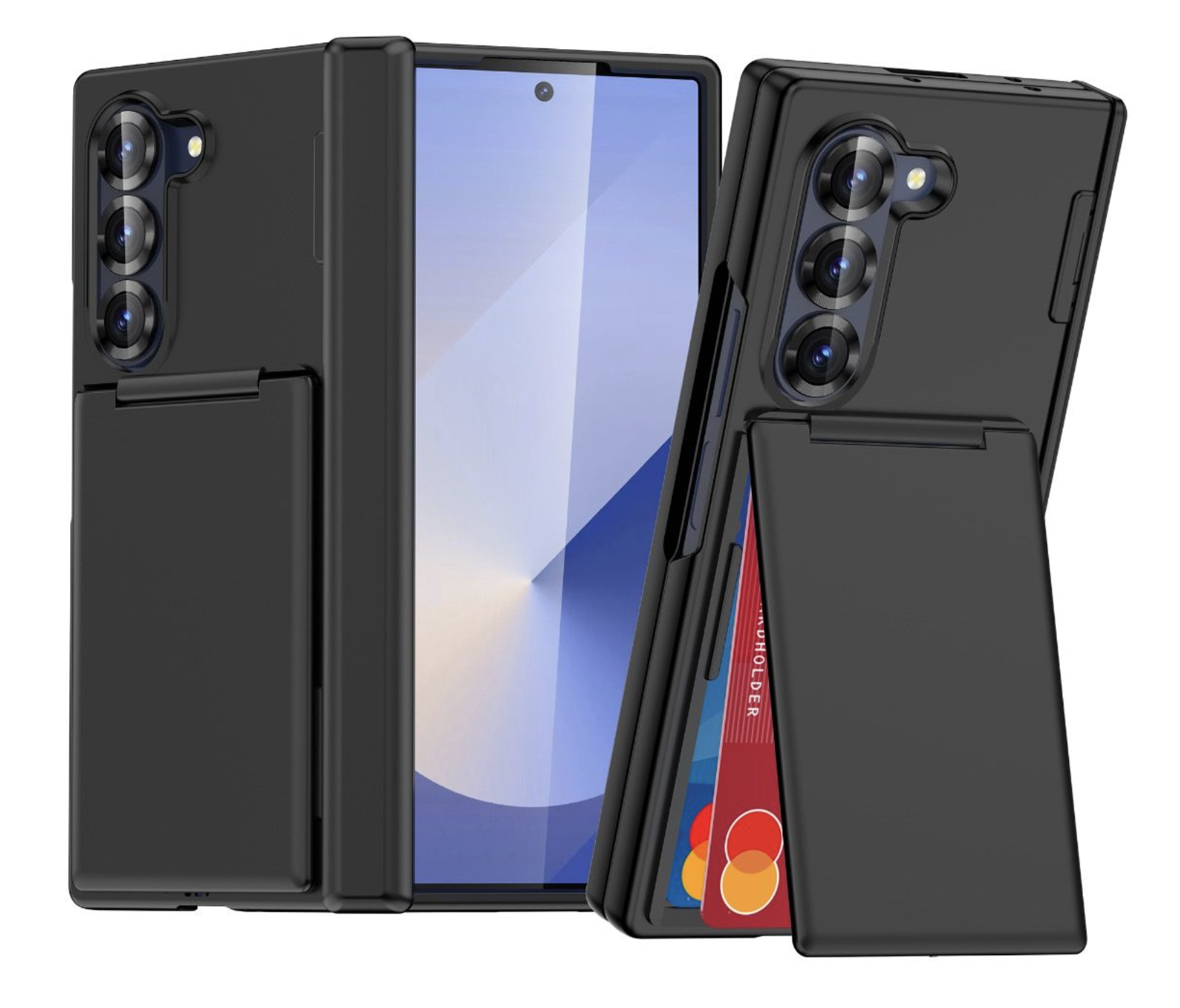 Samsung Galaxy Z Fold 7 BLACKTECH RegalStand Wallet - Black