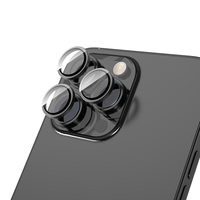 iPhone 17 Air Aluminium Alloy Camera Protective Glass Black