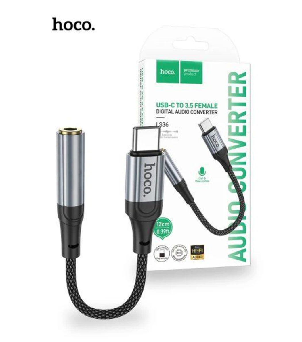 hoco. LS36 USB-C to 3.5mm Adapter