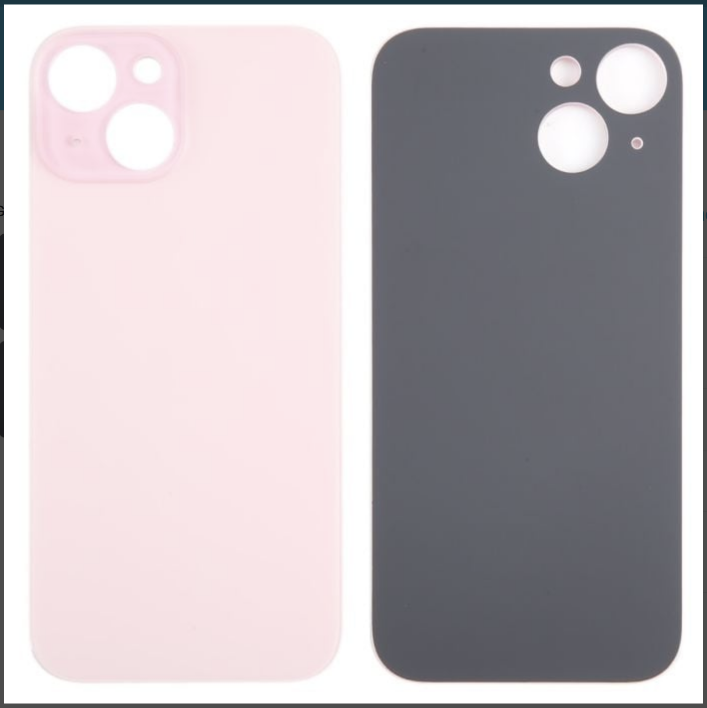 iPhone 15 Back Cover/ back Glass Pink