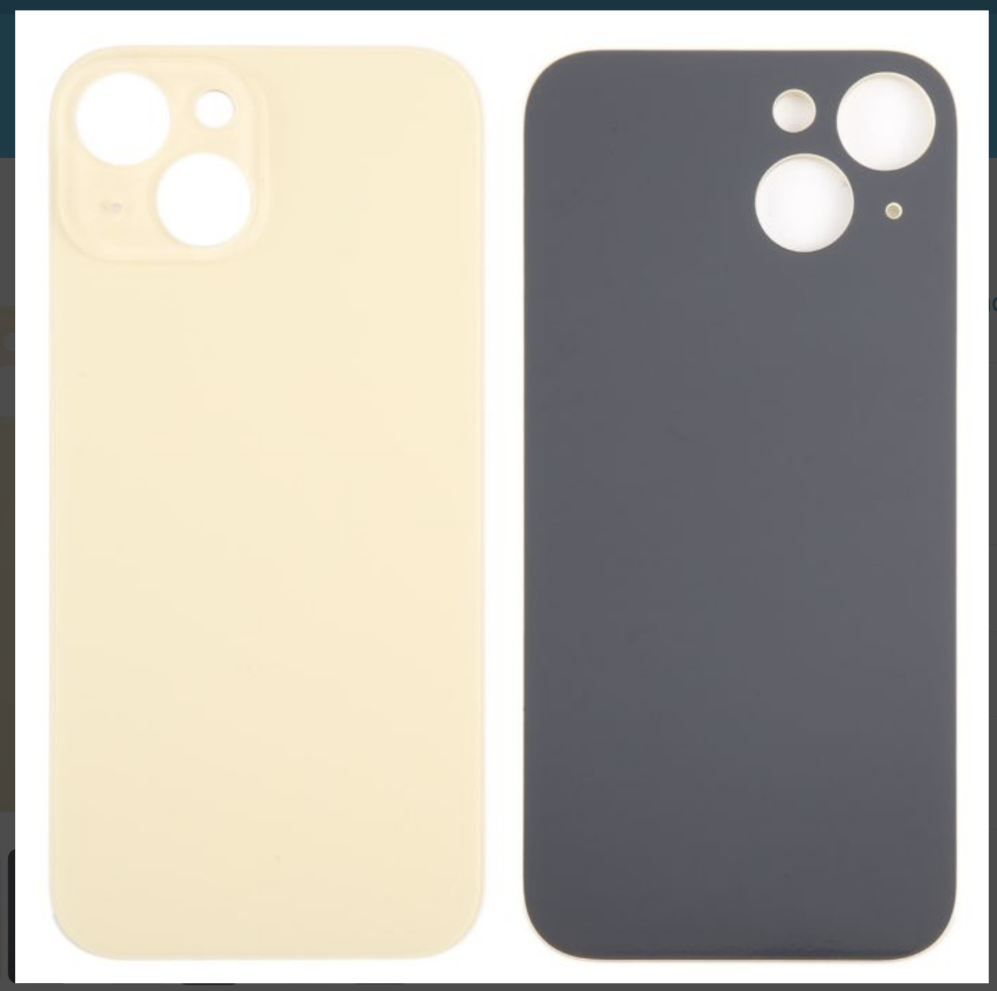 iPhone 15 Back Cover/ Back Glass Yellow