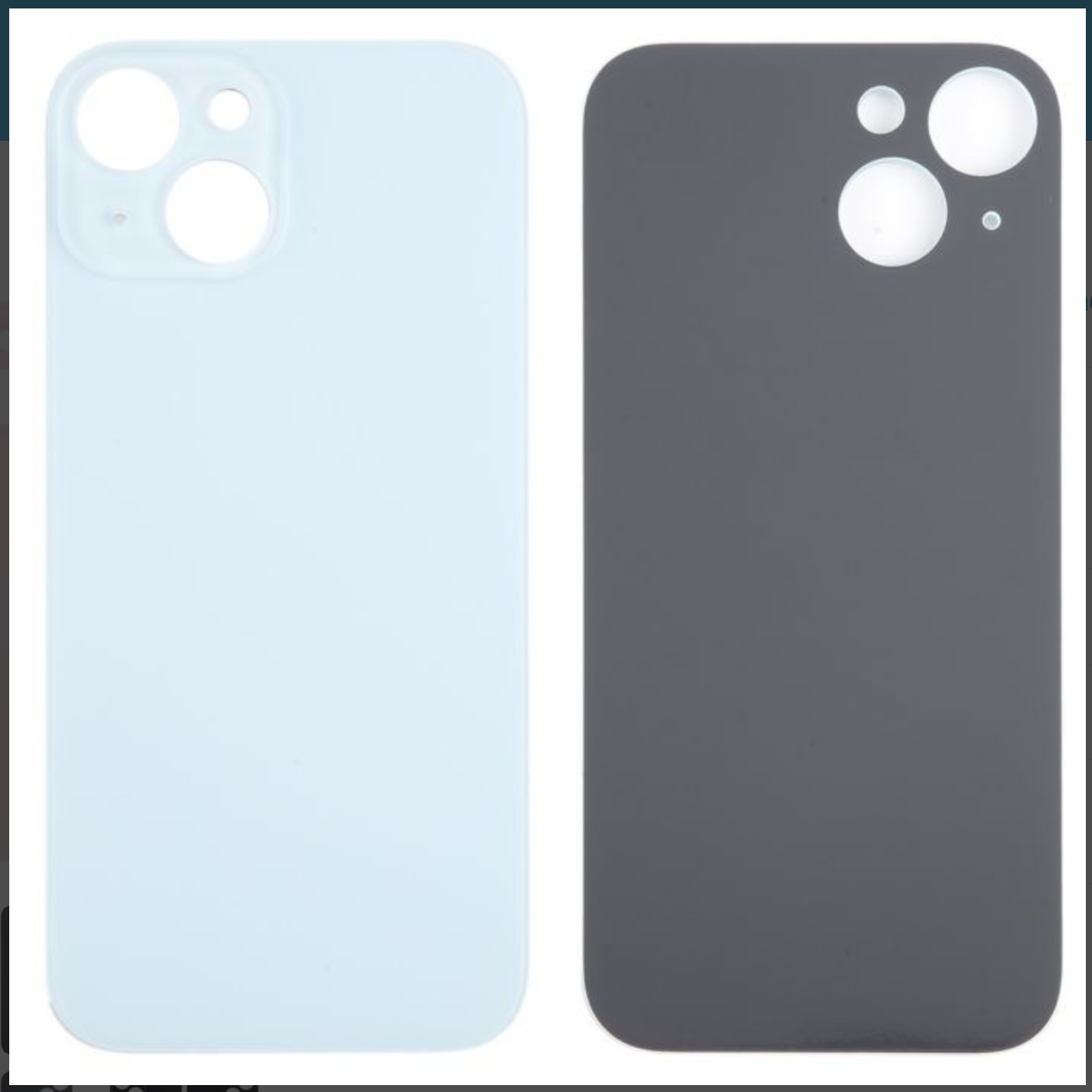 iPhone 15 Back Cover/ Back Glass Blue