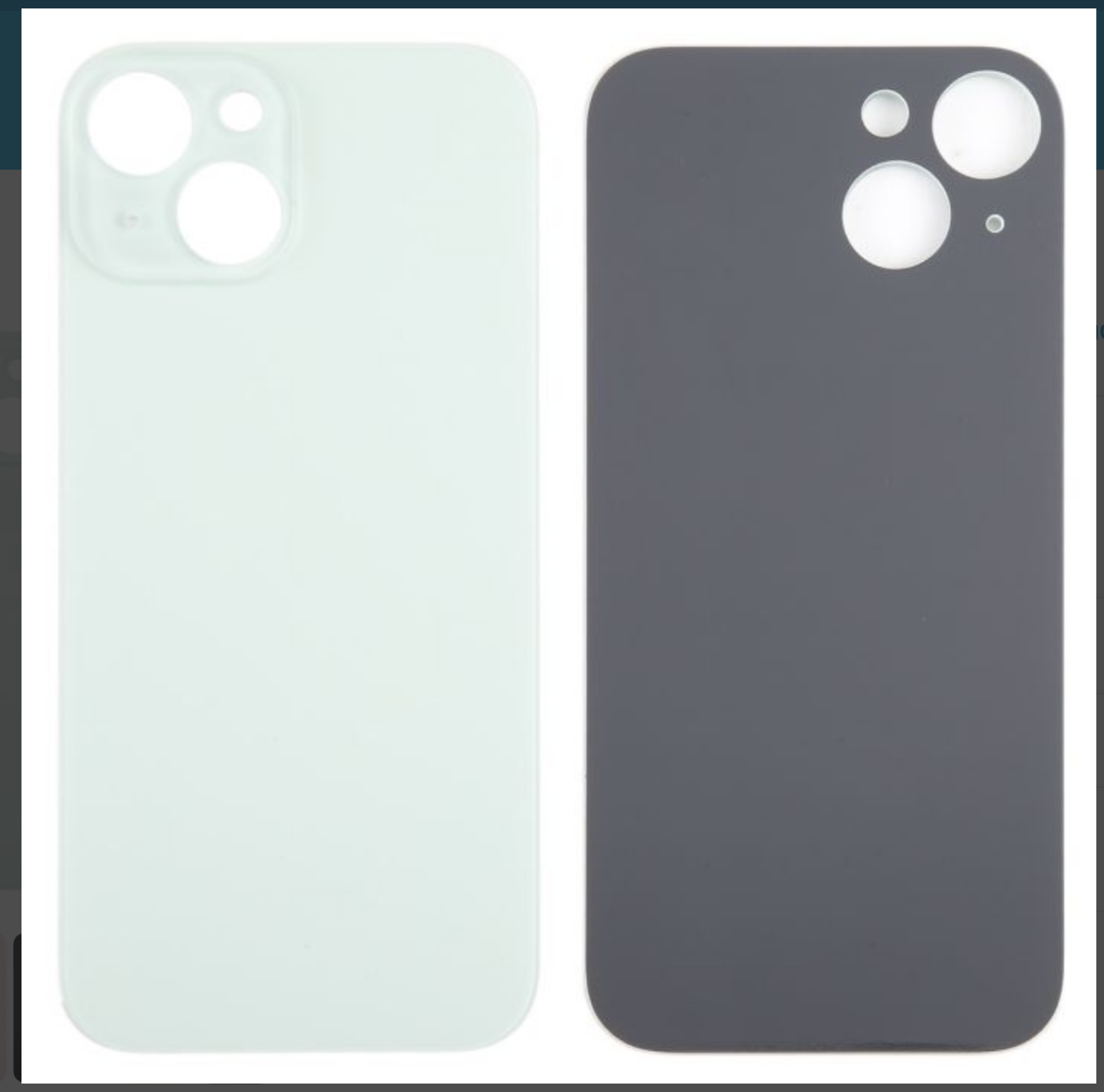 iPhone 15 Back Cover/ Back Glass Green