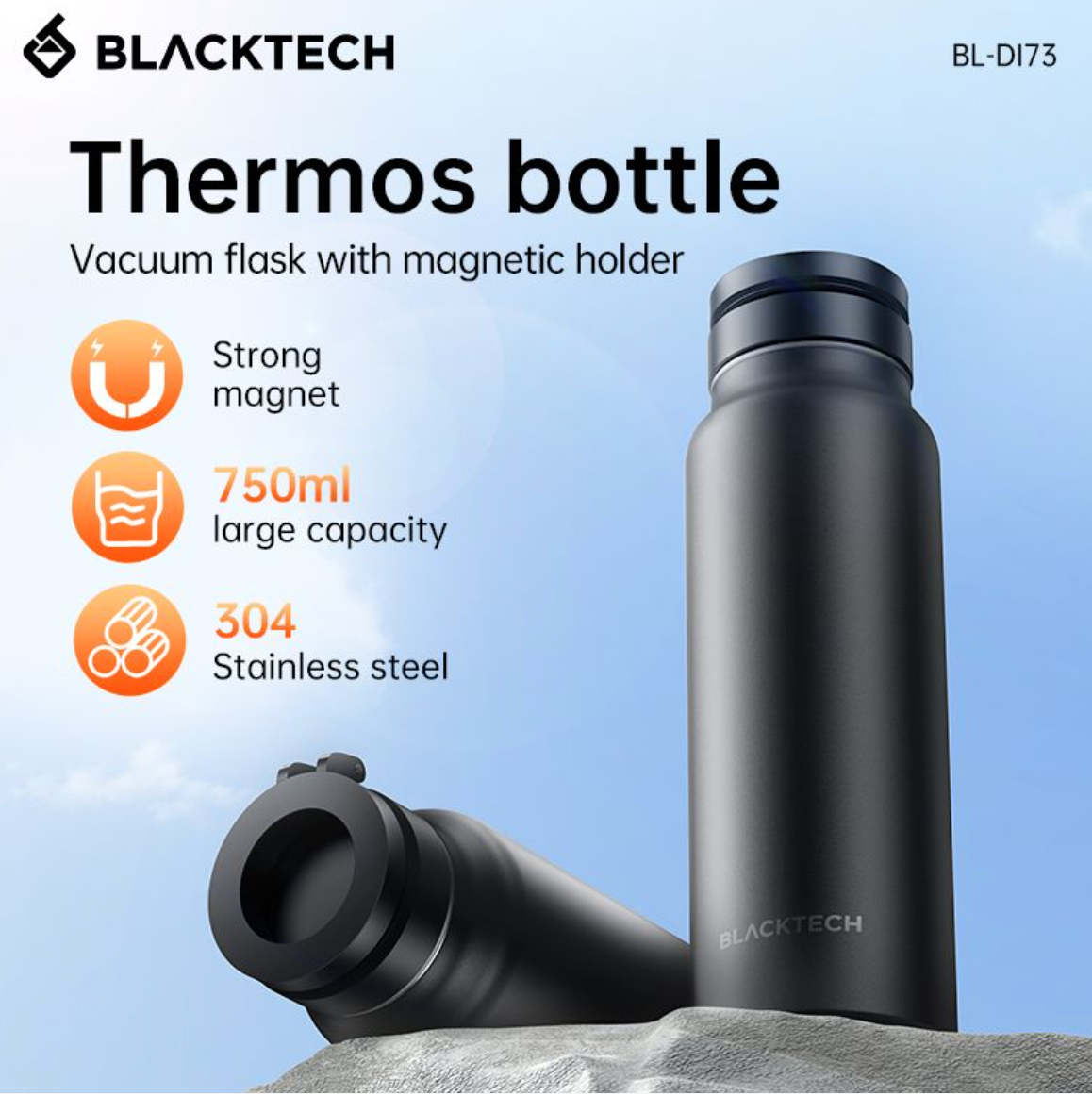 Vacuum Flask With Magnetic Holder BL-D173