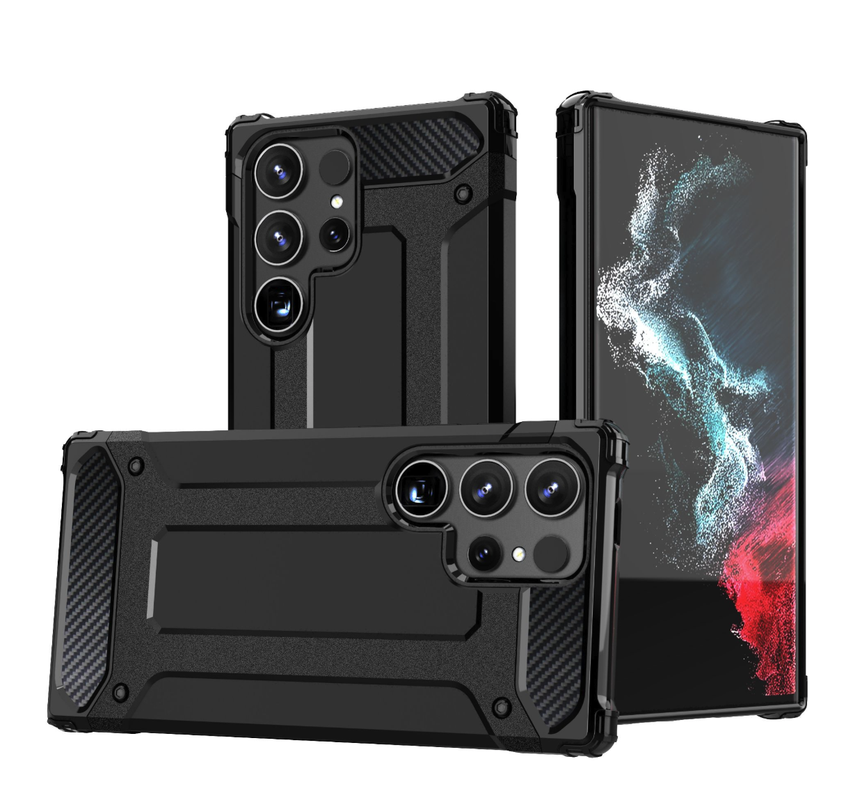 Samsung Galaxy S26 Ultra BLACKTECH Carbon Wave - Black
