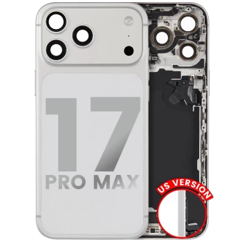 iPhone 17 Pro Max Back Glass Silver with Parts