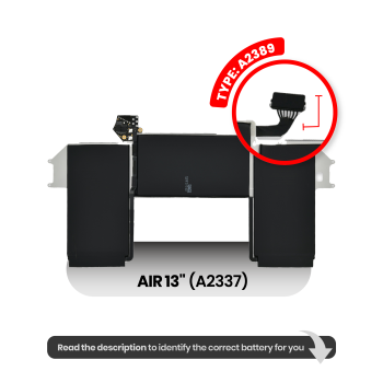 Macbook  (A2389) Compatible For Air 13" (A2337 / 2020)  Replacement Battery