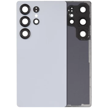 Samsung S25 Ultra  S938 Back Cover Glass With Camera Lens Titanium Silverblue