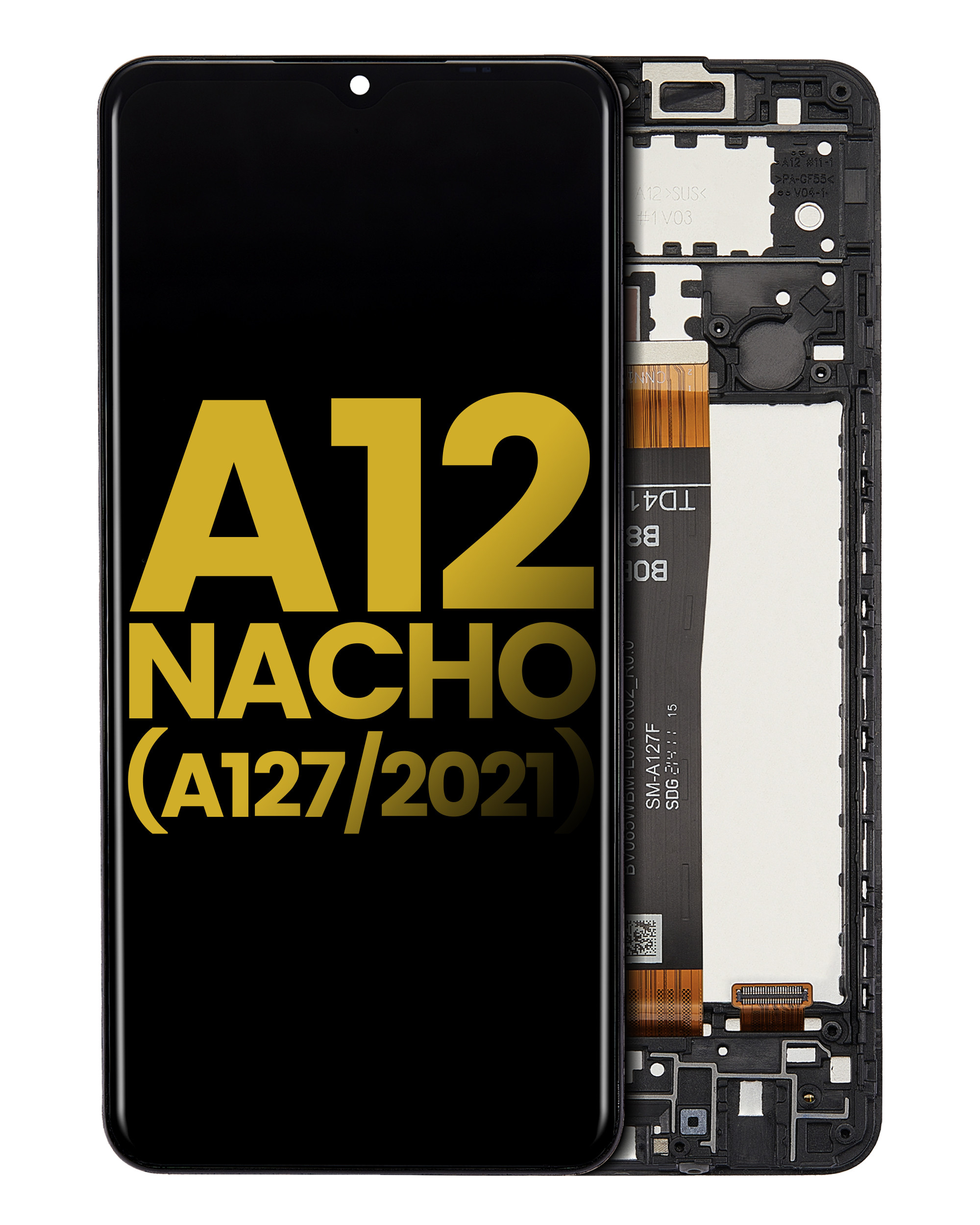 Samsung A12 A127 Nacho LCD Black