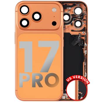 iPhone 17 Pro Back Glass Cosmic Orange with Parts
