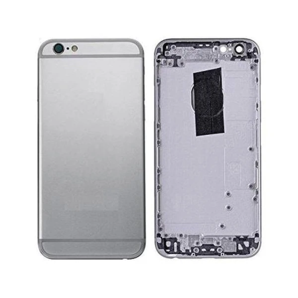 iPhone 6 Plus Back Cover Silver No Logo With Parts