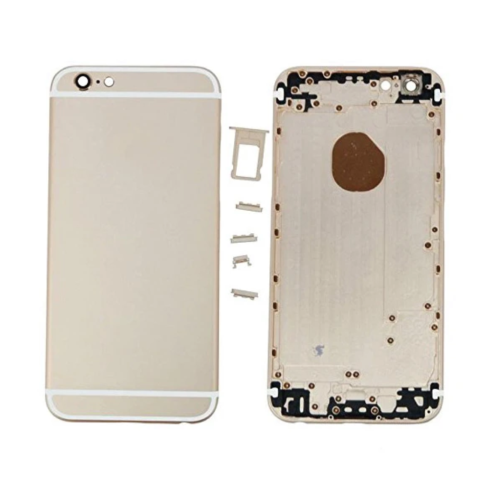 iPhone 6 Plus Back Cover Gold No Logo With Parts