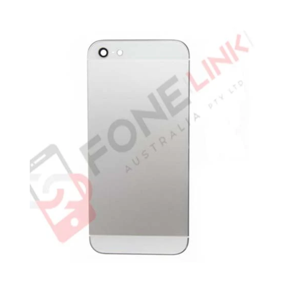 iPhone 5S Back Cover White No Logo With Parts