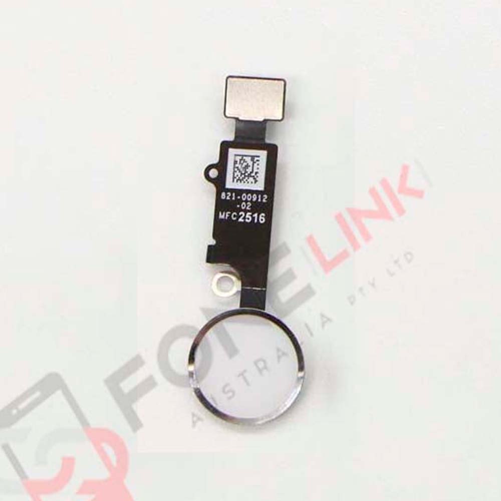 iPhone 7G/7 Plus Home Button Flex White Silver