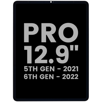 iPad Pro 12.9 2021 Fifth/ 2022 Sixth Gen LCD Black Original Refurb