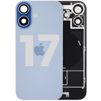iPhone 17 Back Glass Mist Blue with Parts
