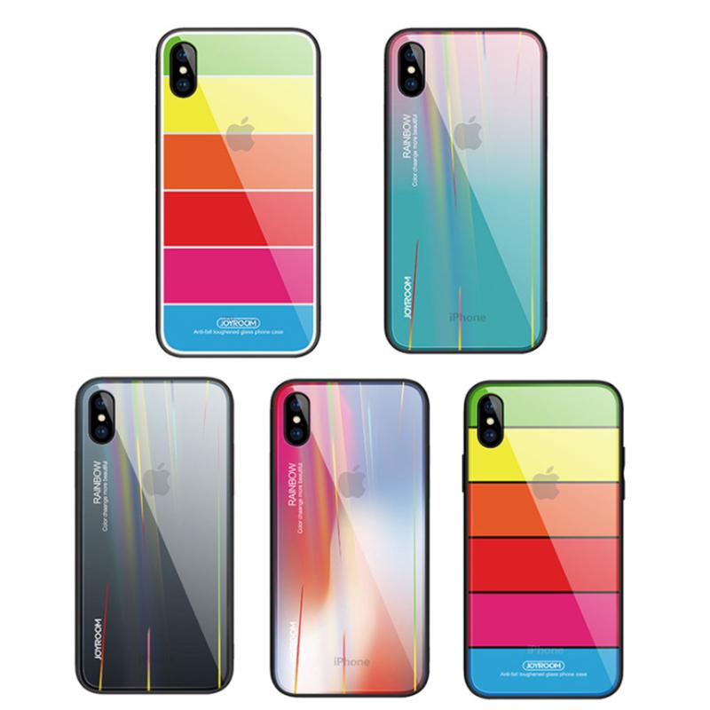 Joyroom Rainbow Series Blue iPhones Xs Max 6.5"