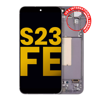Samsung S23 FE 5G S711B Pulled A With frame LCD  Graphite
