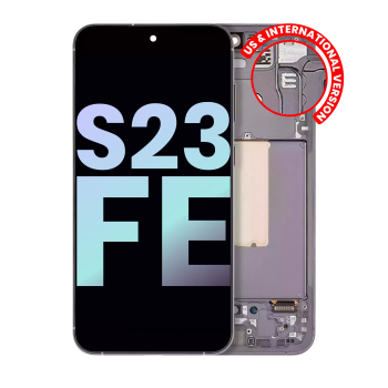 Samsung S23 FE 5G S711B Service Pack LCD With Assembled Frame Graphite
