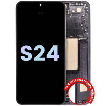 Samsung S24 5G S921 Service Pack LCD With Assembled Frame Black