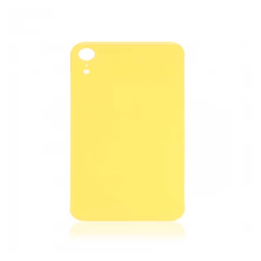 iPhone Xr Back Cover Glass Big Hole Yellow