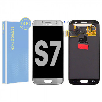 Samsung S7 G930F Service Pack LCD Silver