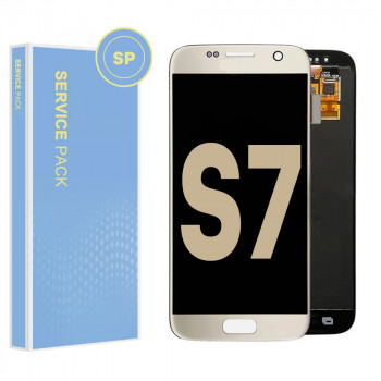 Samsung S7 G930F Service Pack LCD Gold