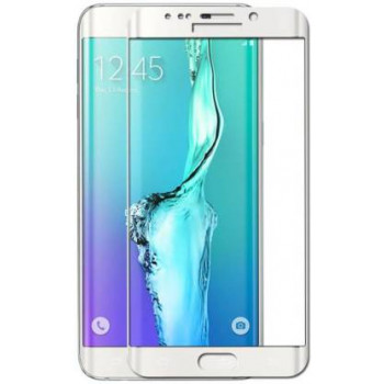 Tempered Glass Protector Samsung S6 Plus Edge White