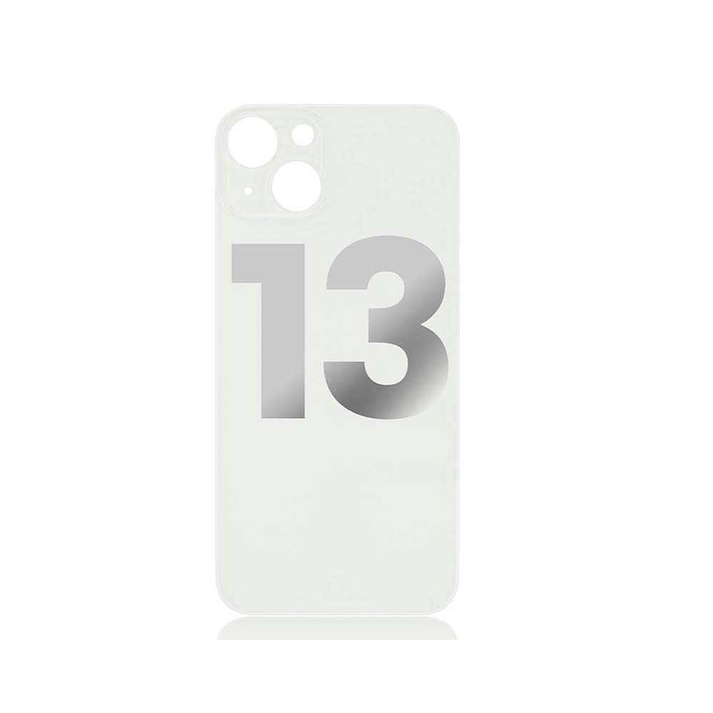 iPhone 13 Mini Big Hole Back Cover Starlight/White