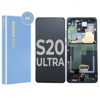 Samsung S20 Ultra G988B Service Pack LCD Cosmic Grey