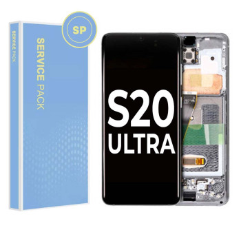 Samsung S20 Ultra G988B Service Pack LCD Cosmic Black