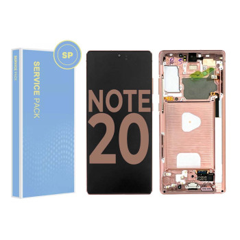 Samsung Note 20 N981 Service Pack LCD Mystic Bronze