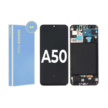 Samsung A50 A505 Service Pack LCD Black