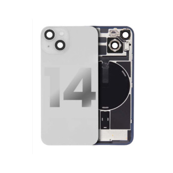 iPhone 14 Back Glass Cover With Steel Plate With Wireless NFC and Magsafe Magnet Starlight