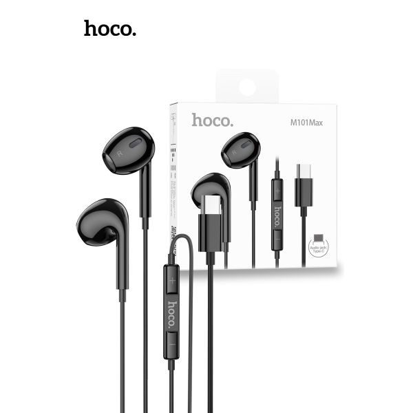 Hoco M101 Max Crystal USB-C Handsfree - Black