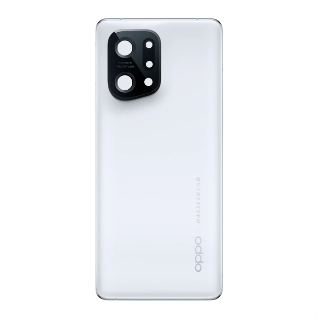 Oppo Find X5 Back Cover White WITHOUT Camera Lens