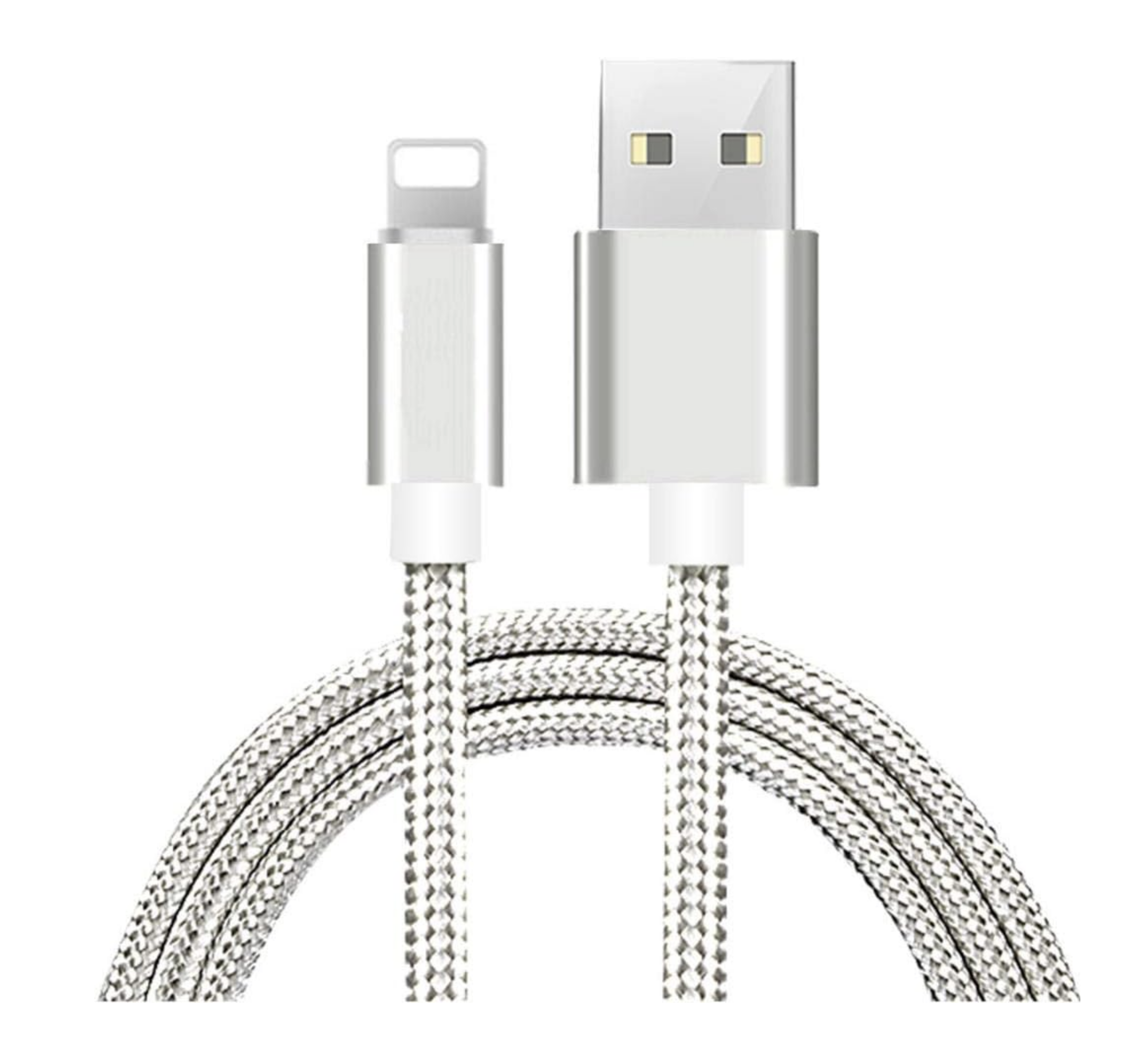 Golf Quick Charge Lightning Cable Silver (1m)