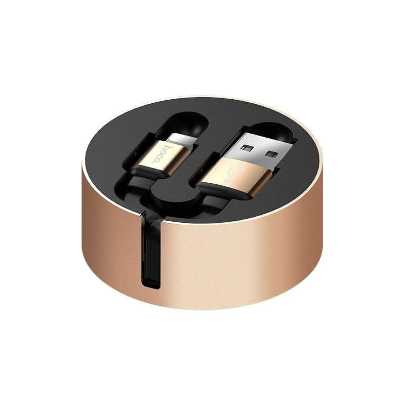 Hoco U23 Lightning Collectable Cable Rose Gold