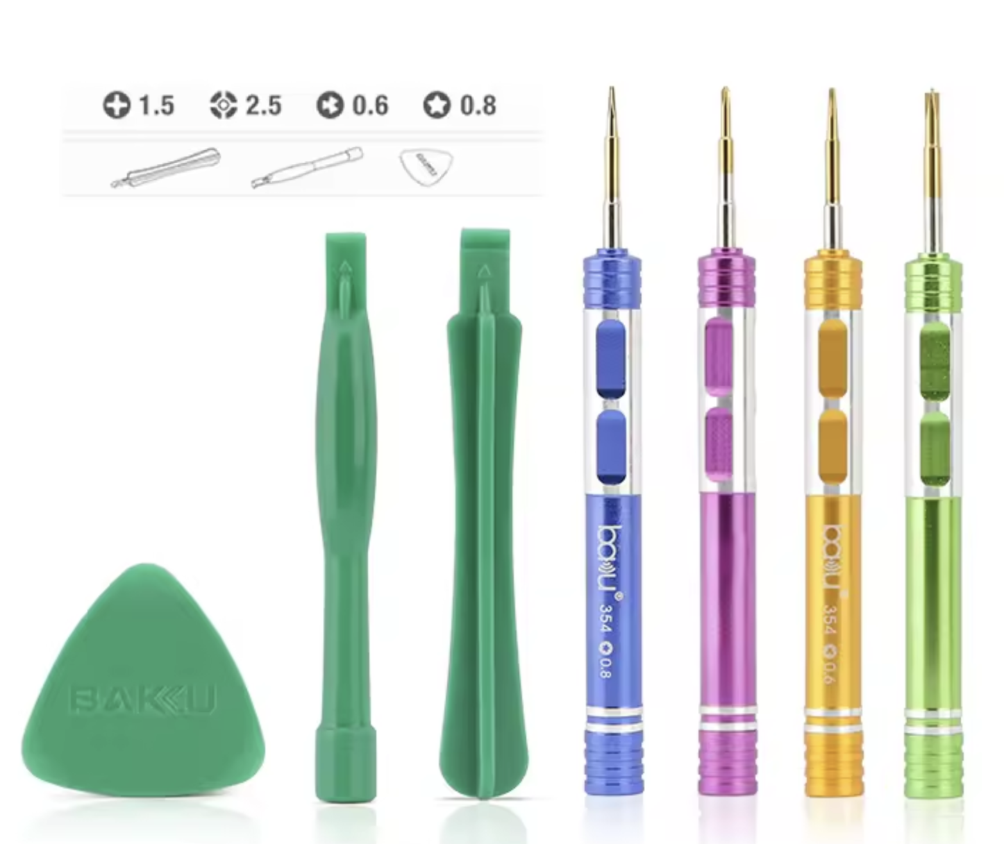 Baku Ba-336 7 In 1 Opening Tool Set Screwdriver