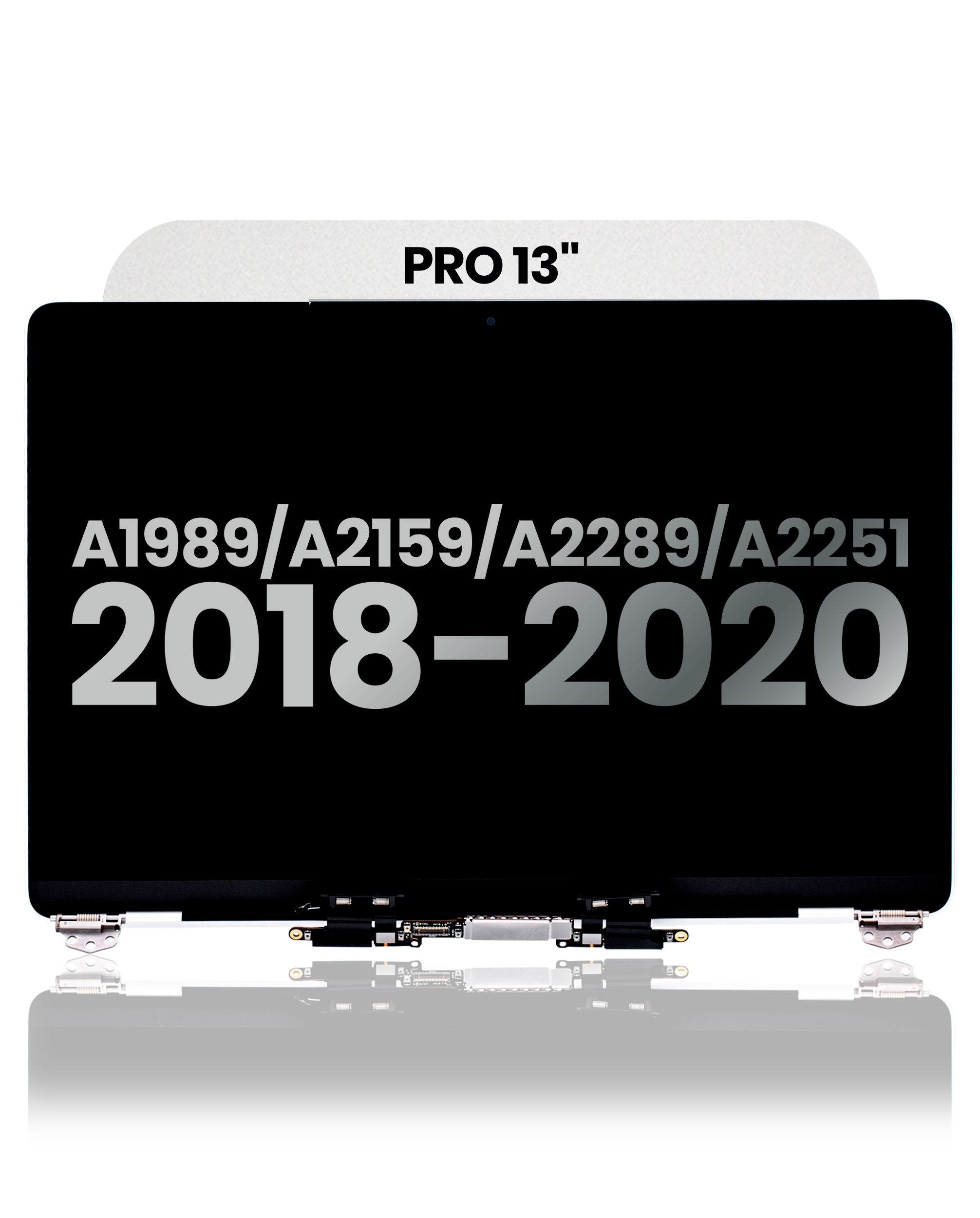 MacBook Pro 13" (A1989 / Late 2018 / Early 2019) (A2159 / Mid 2019) (A2289 / A2251 / Mid 2020) LCD Silver